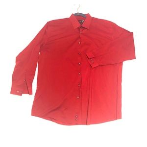Men’s XXL 18-18.5 34-35 Royal Red dress shirt